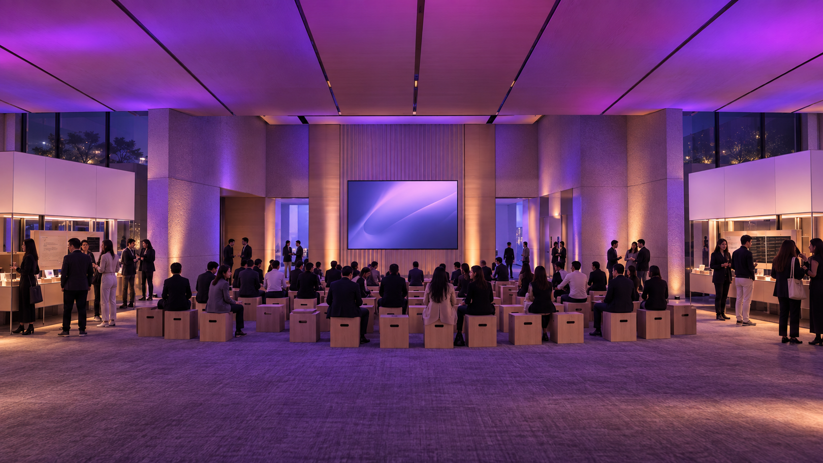 ZODA House lobby event