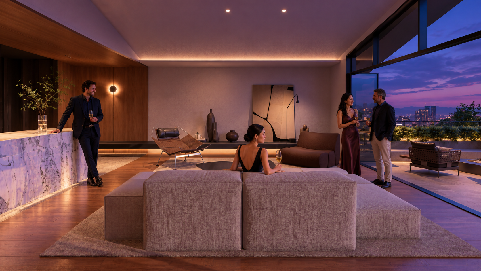 ZODA House reception lounge