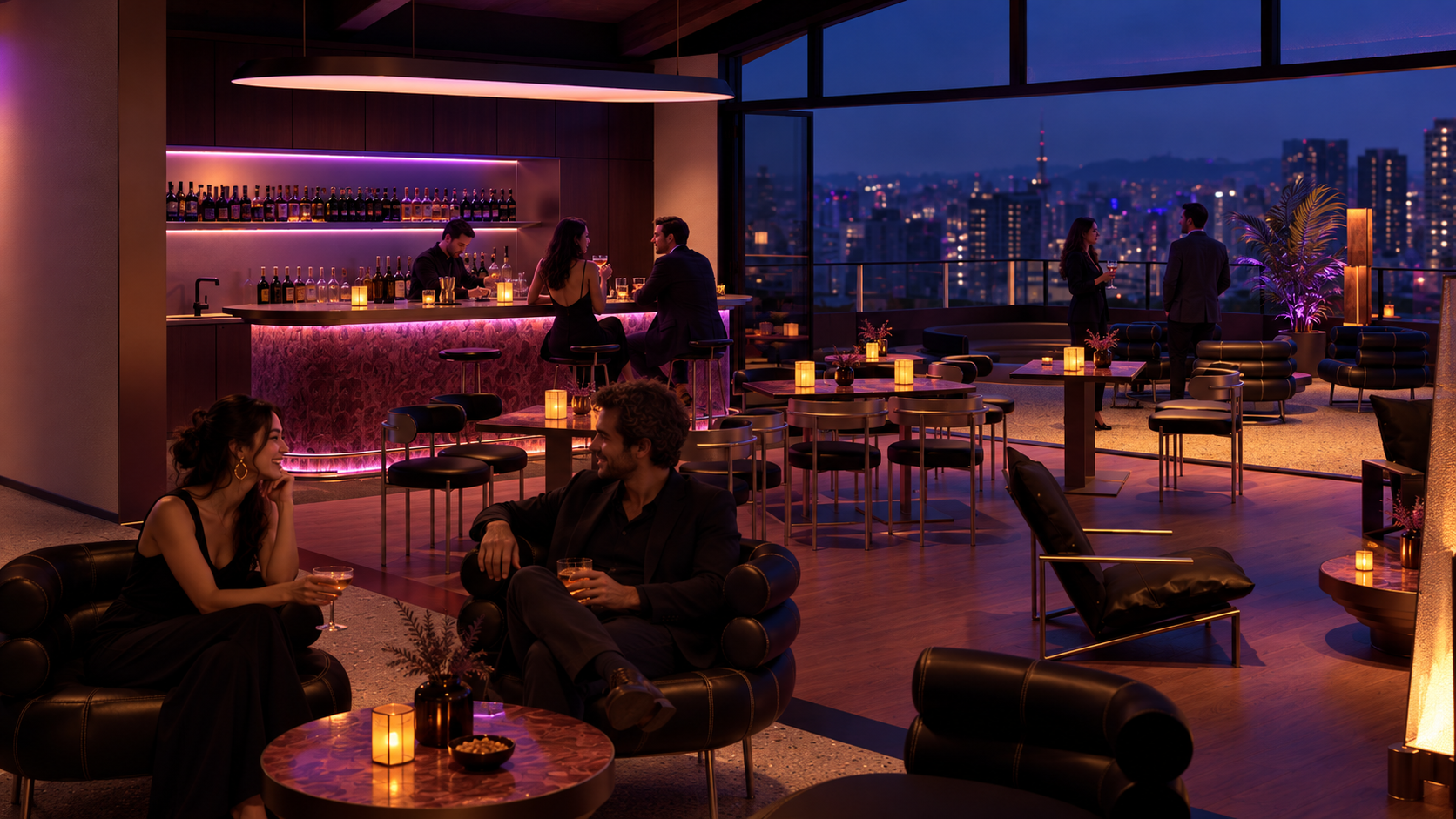 ZODA House rooftop gathering